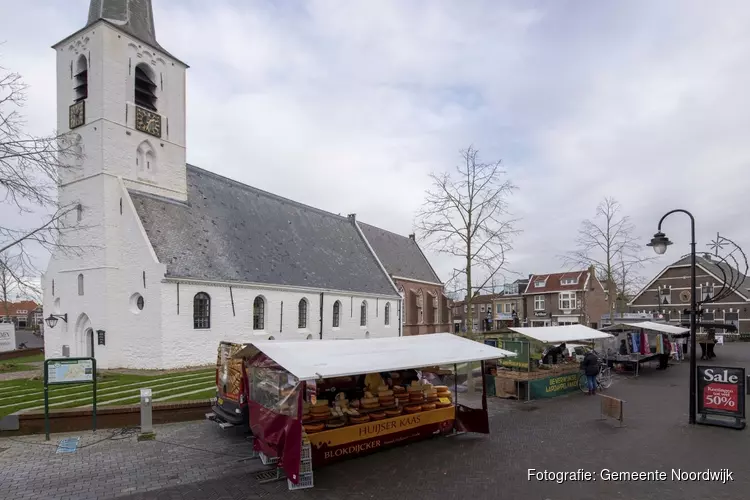 Weekmarkt Noordwijkerhout definitief op dorpsplein Witte Kerk