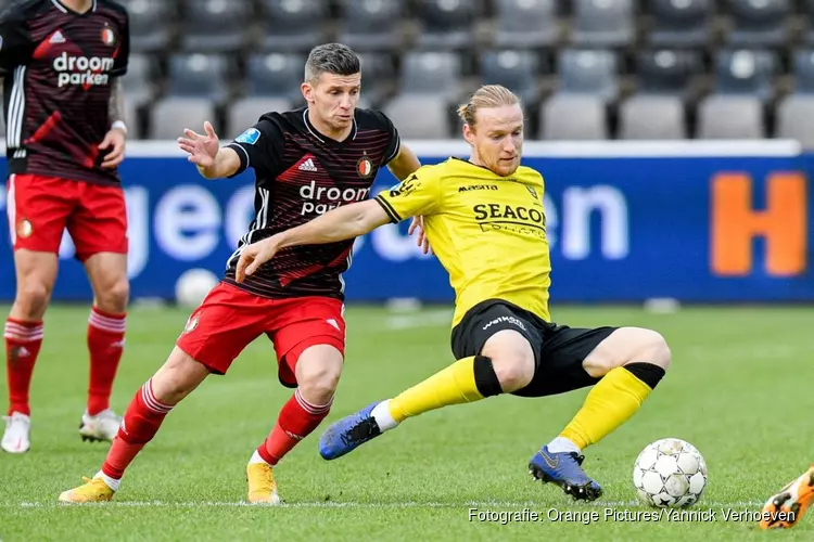 Feyenoord in slotfase toch nog ruim langs VVV