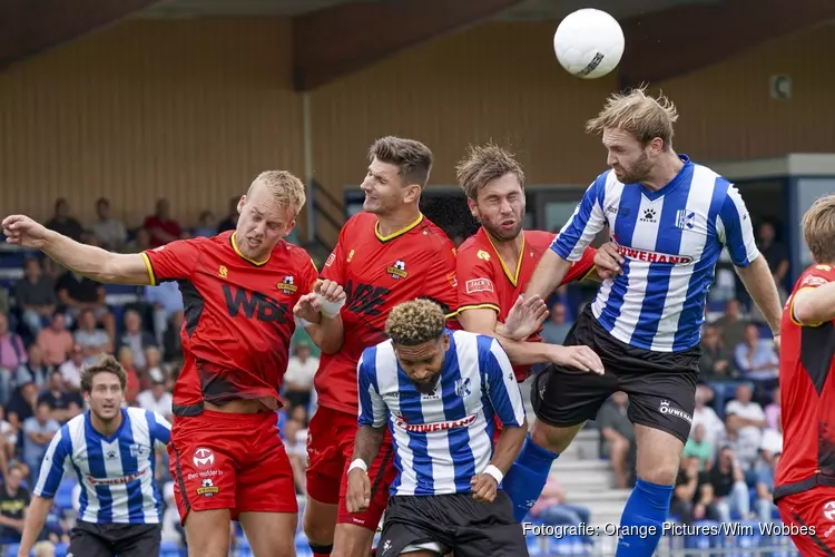 Quick Boys met ruime cijfers langs Rijnsburgse Boys. Katwijk en Noordwijk delen de punten