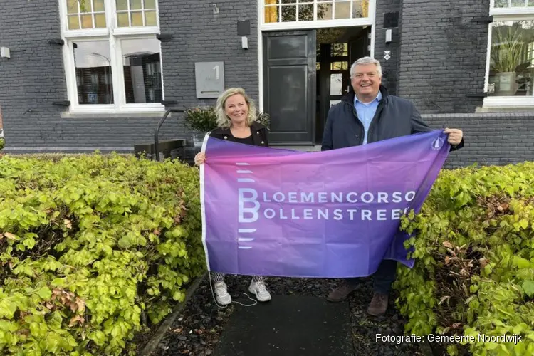 Duurzame vlaggen uitgedeeld langs route bloemencorso