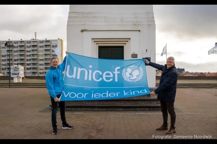 Noordwijk kleurt blauw voor UNICEF