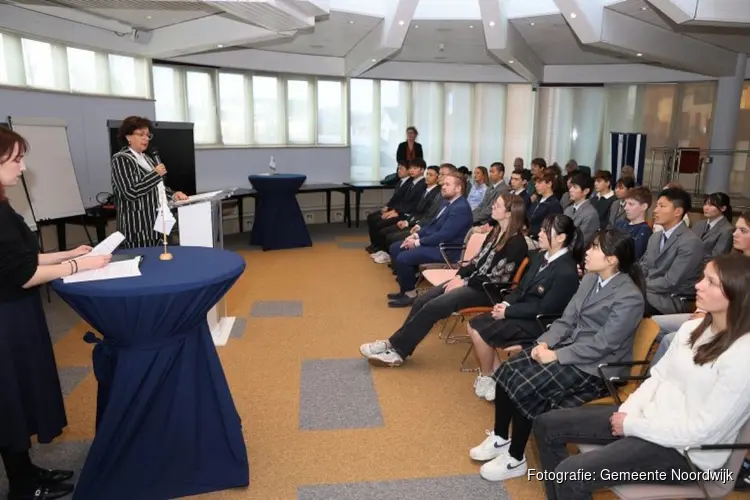 Japanse leerlingen welkom in Noordwijk